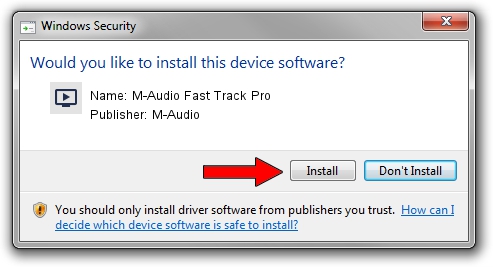 M-audio fast track pro drivers download